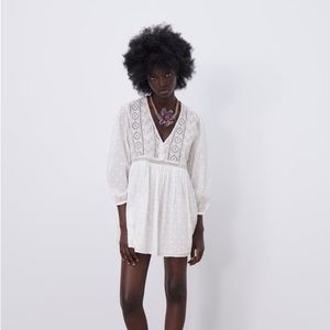 Zara Embroidered Dress